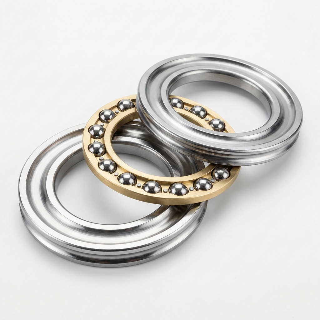 [OTH-TBB-81107TN] SW 81107 TN Single Direction Thrust Ball Bearing | Polyamide Cage | 35x52x12mm | High Speed Axial Load