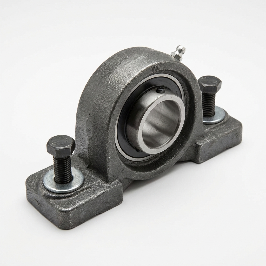 [DOD-PBU-P2B-E-204R21/4] DODGE P2B-E-204 R 2 1/4 E-Type Mounted Ball Bearing, 2-Bolt Pillow Block, 2.25" Bore | Heavy Duty Industrial